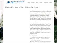 Tablet Screenshot of familycharity.ca